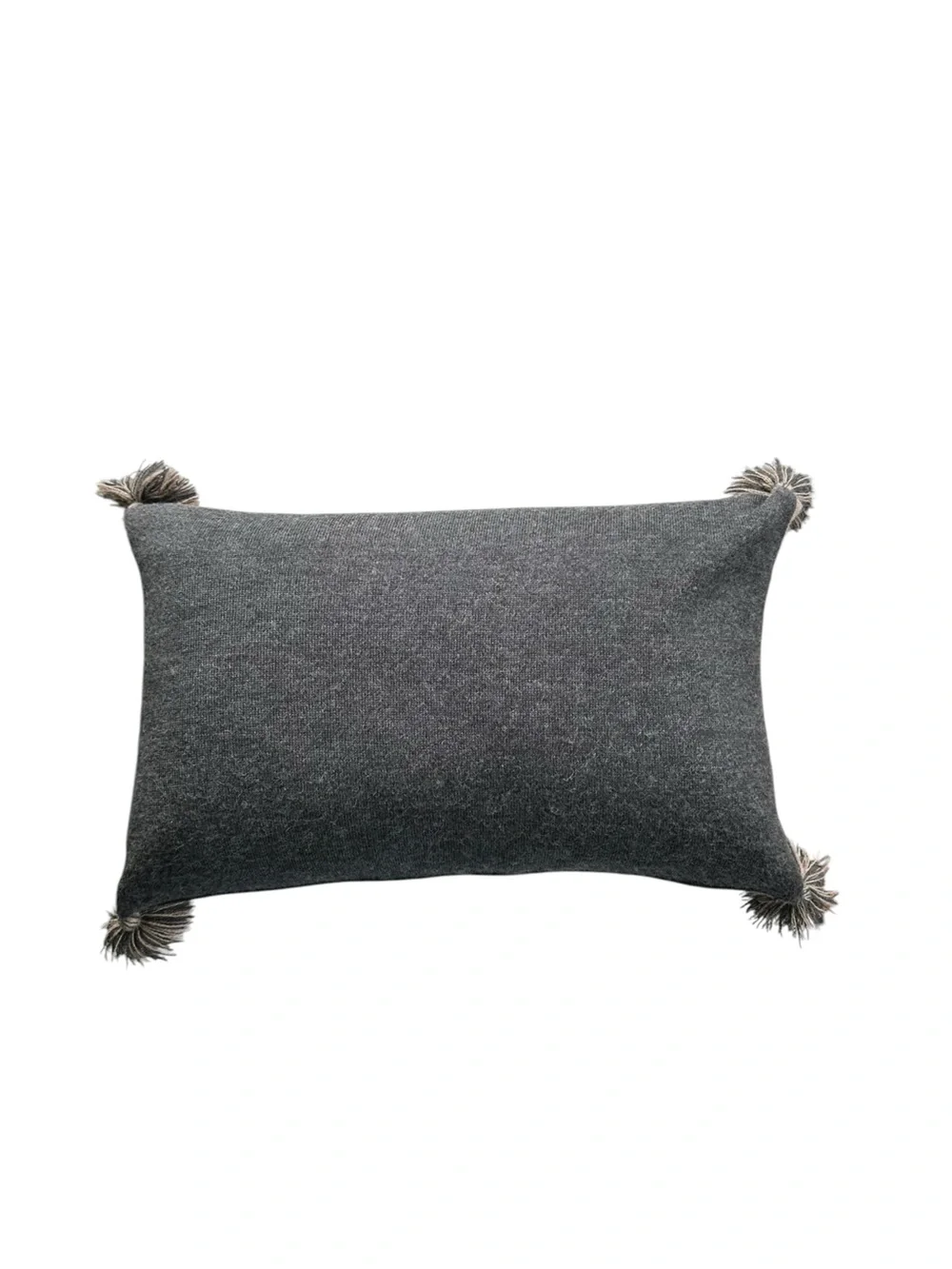 Restoration Hardware • Alpaca Pom Pom Double Sided Lumbar Pillow